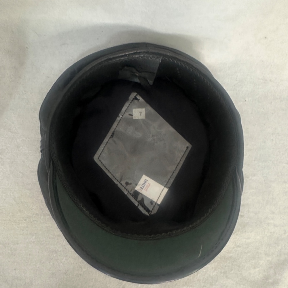 Leathermasters Muir Cap Size 7 Handmade leather with mylar brim Gently worn - Picture 8 of 8